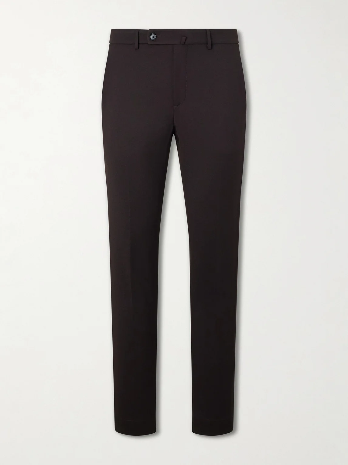 Straight-Leg Pleated Woven Suit Trousers - 1