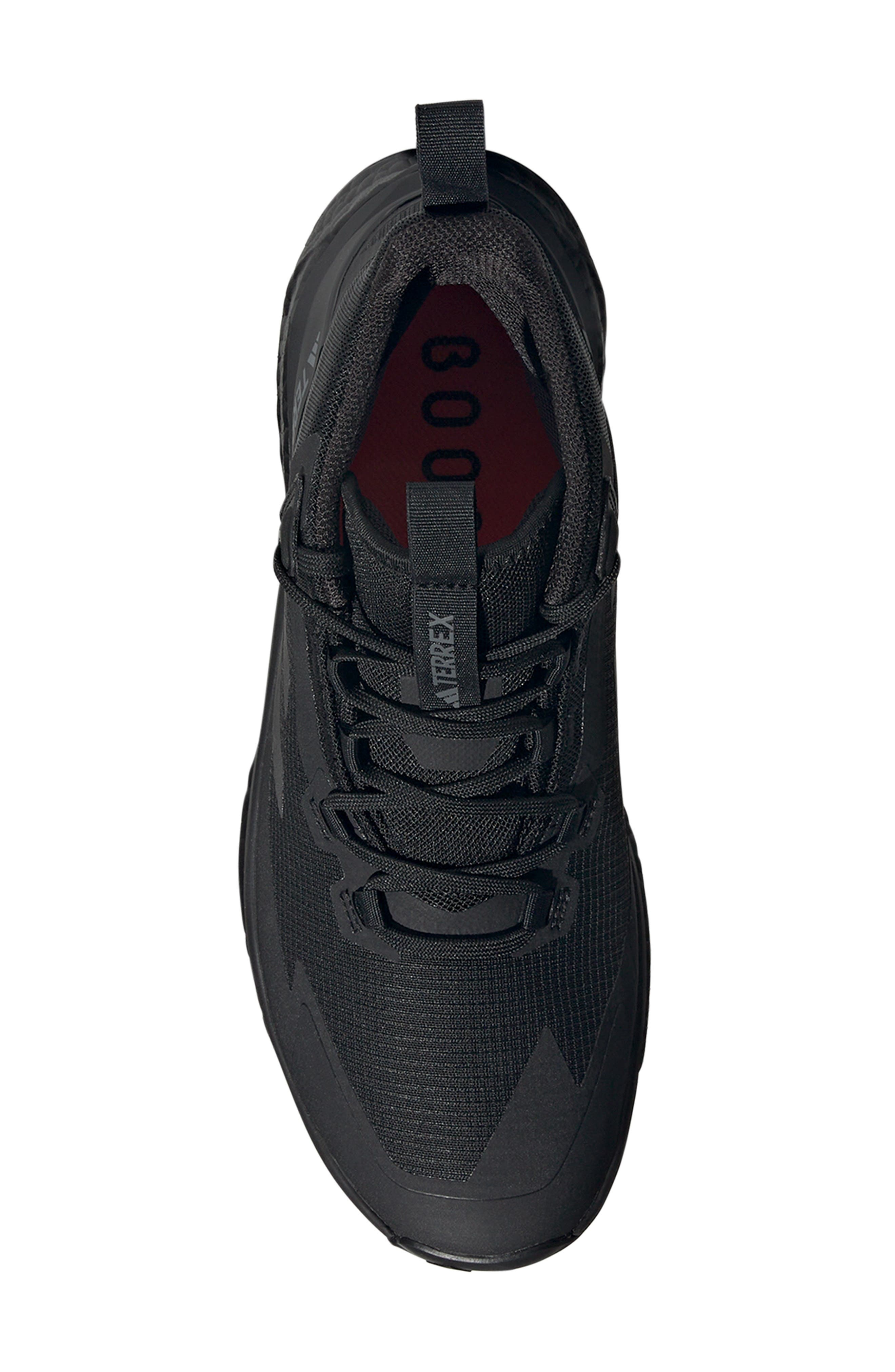 adidas Terrex Free Hiker 2.0 Mid Waterproof Gore-Tex® Hiking Shoe in Black/Black/Grey at Nordstrom - 5