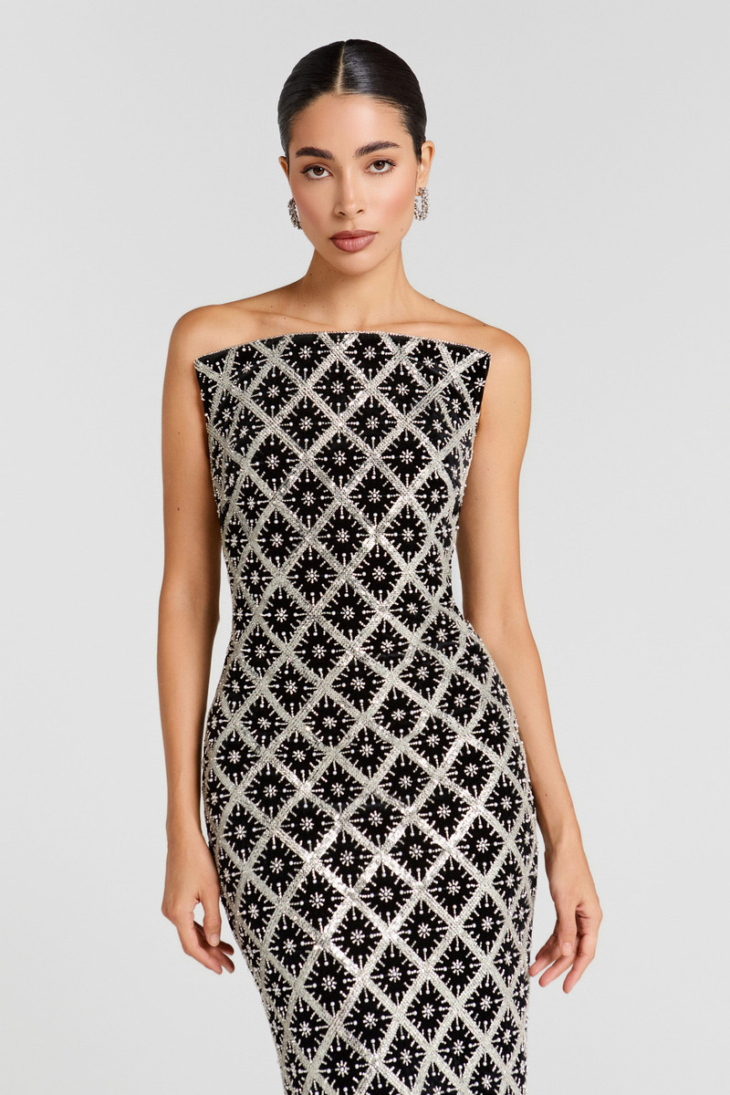 NADINE MERABI Larissa Black Dress outlook