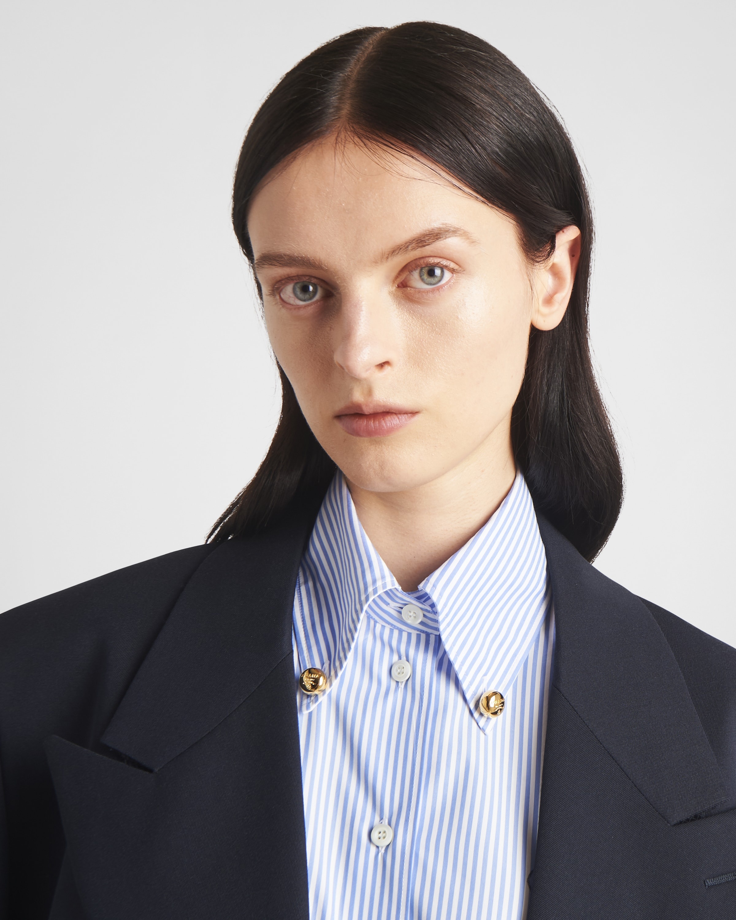Embroidered striped shirt - 4