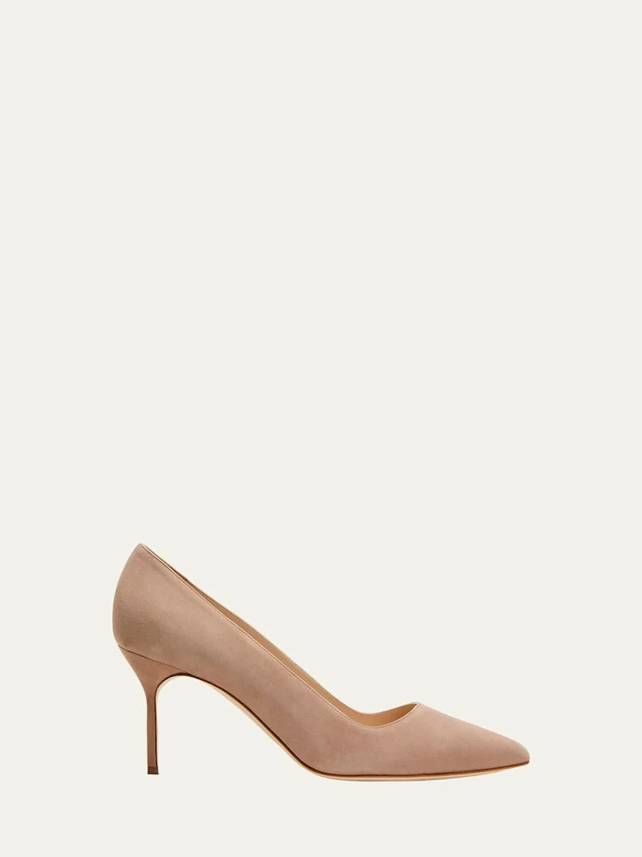 70mm BB Suede Stiletto Pumps - 1