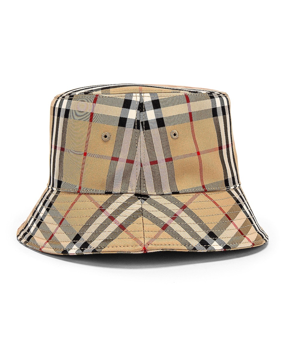 Heavy Cotton Check Bucket Hat - 3