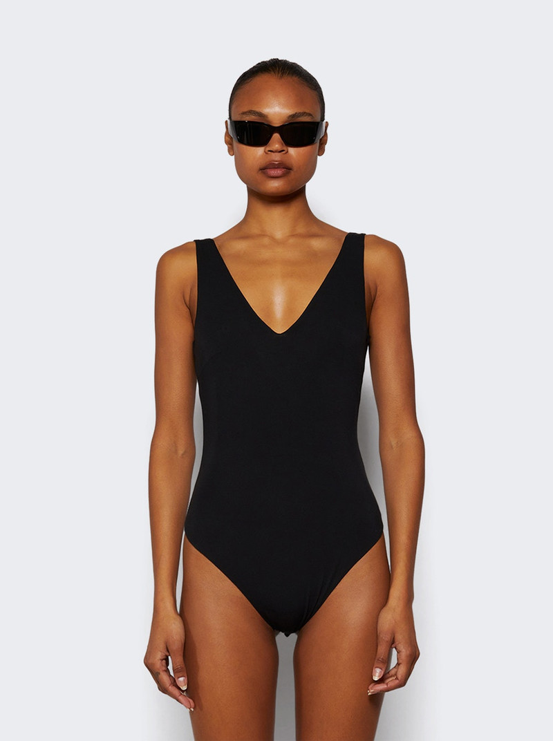 entire studios V Neck Bodysuit Soot outlook