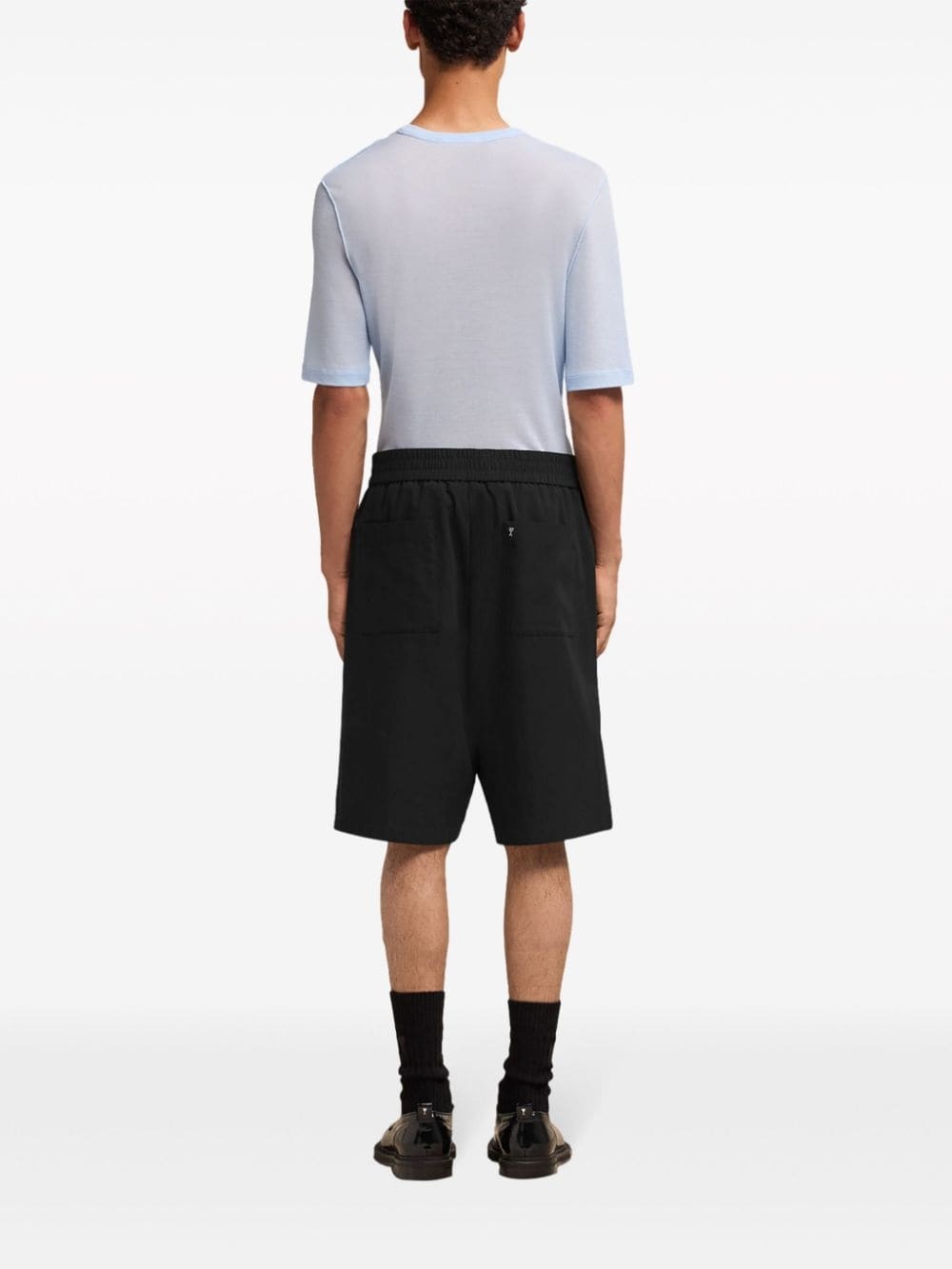Ami de Coeur cotton track shorts - 4