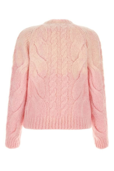 Maison Margiela Pink mohair blend sweater outlook