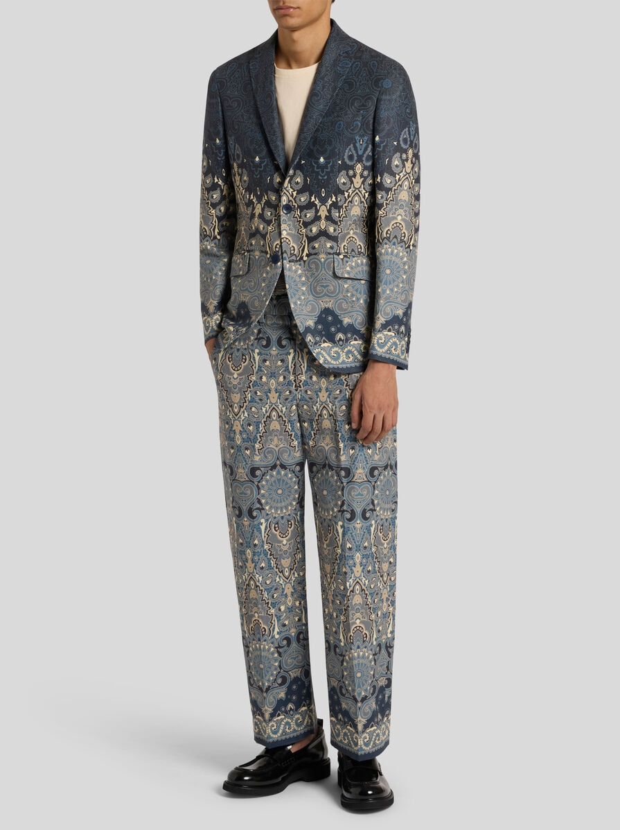 LINEN- AND COTTON-BLEND BLAZER - 3