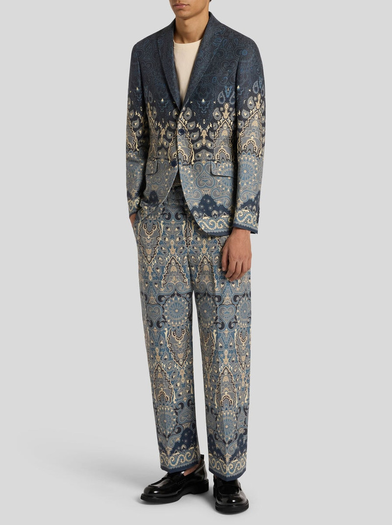 Etro LINEN- AND COTTON-BLEND BLAZER outlook