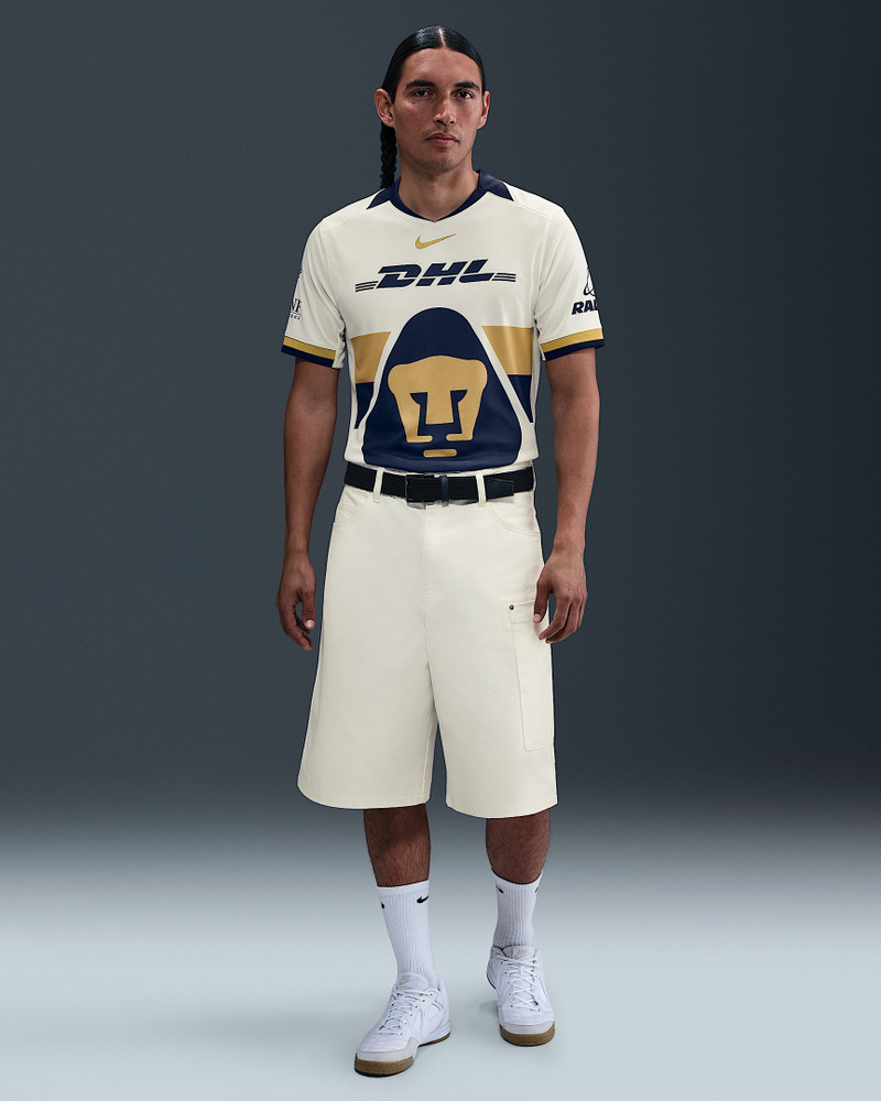 Pumas UNAM 2025/26 Stadium Home Men's Nike Dri-FIT Soccer Replica Jersey 4