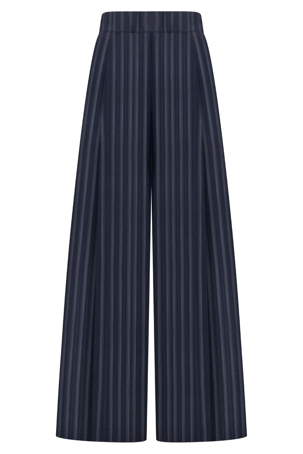 PILA STRIPE WIDE LEG PANT | NAVY - 1