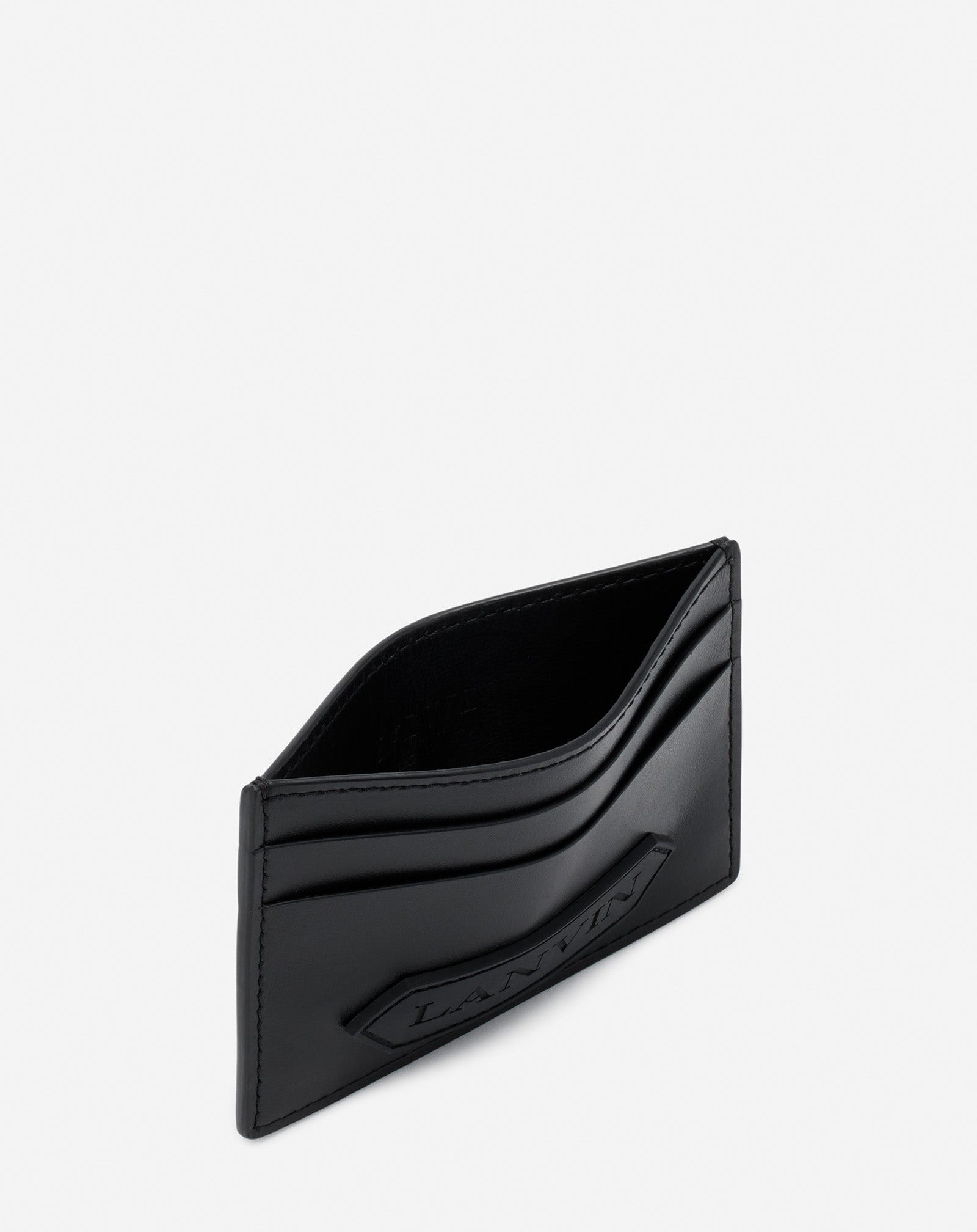 LANVIN SIGNATURE LEATHER CARDHOLDER - 2