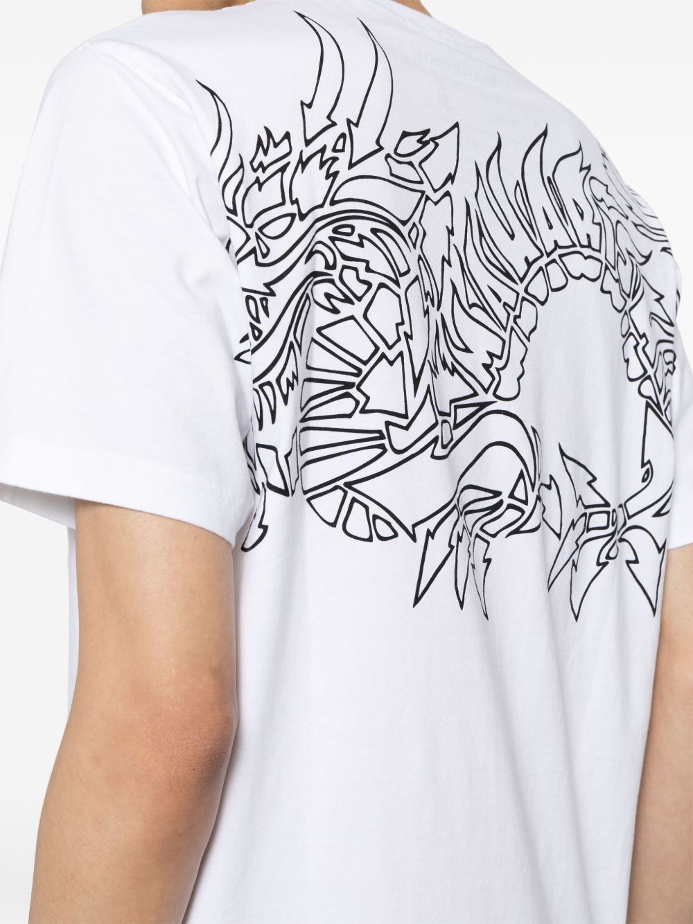 Distorted Dragon cotton T-shirt - 5