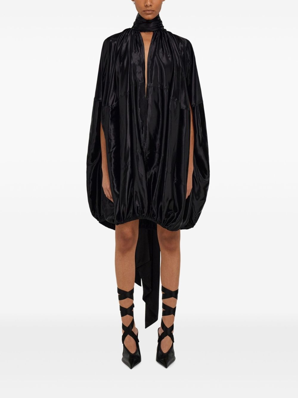 satin mini dress - 2