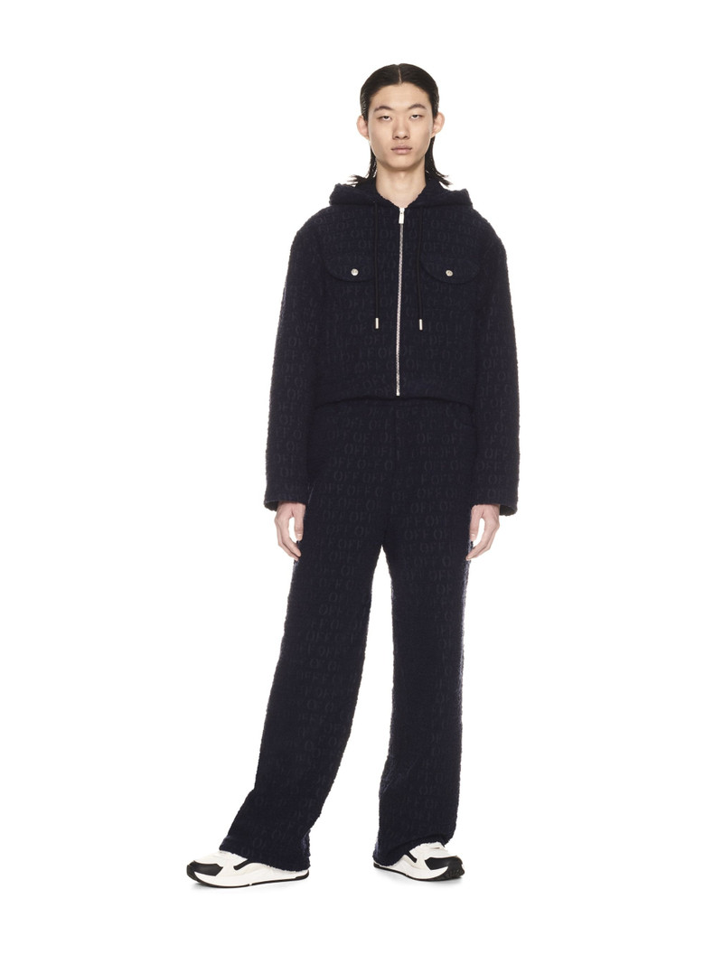 Off-White Off Ao Bouclé Hoodie Jkt Sierra Leone N outlook