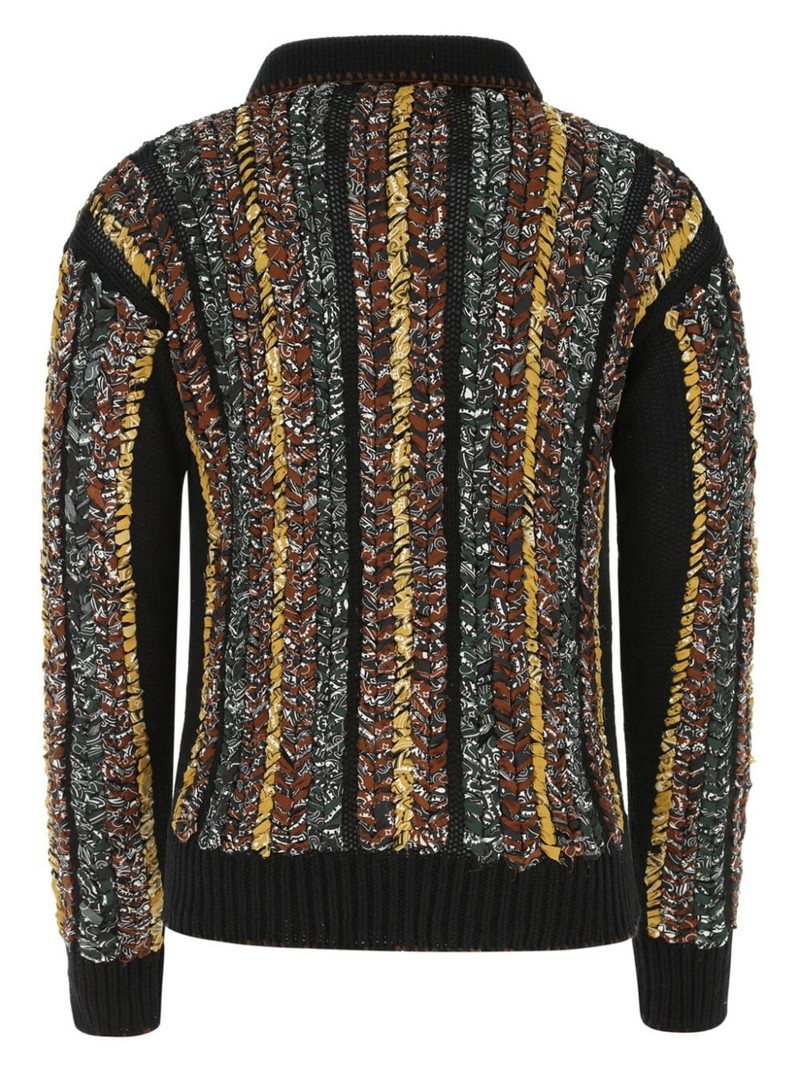AMIRI braided bandana cardigan outlook