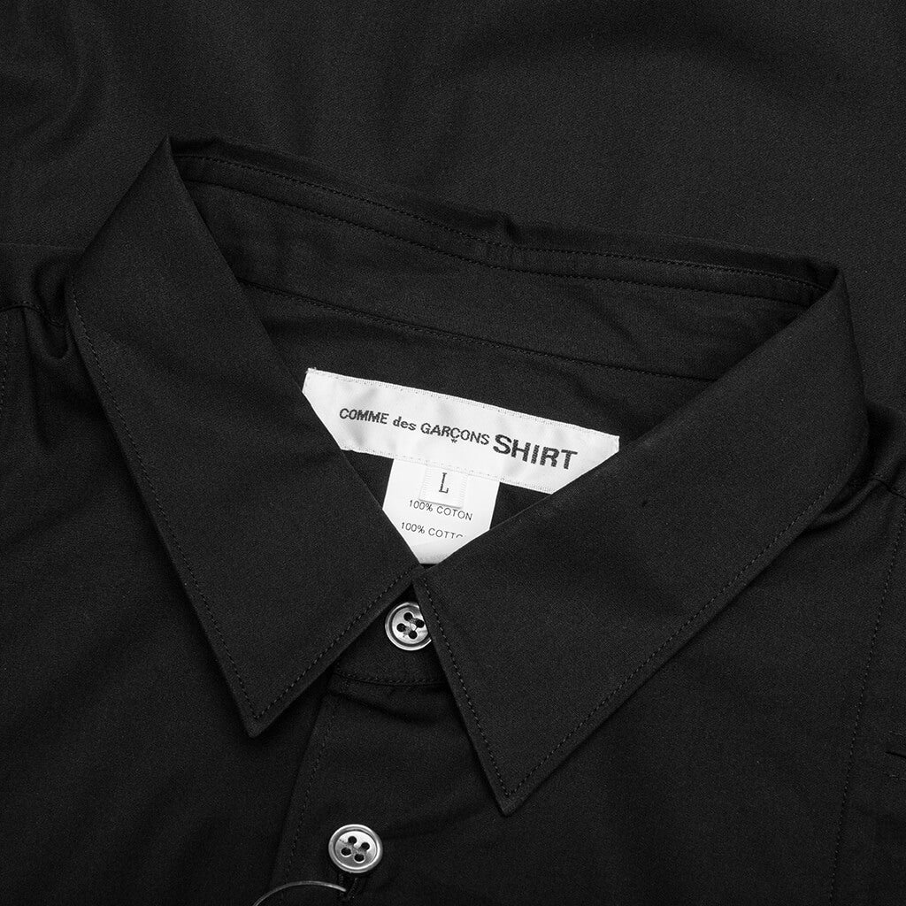 COMME DES GARCONS SHIRT MEN'S WOVEN - BLACK - 3