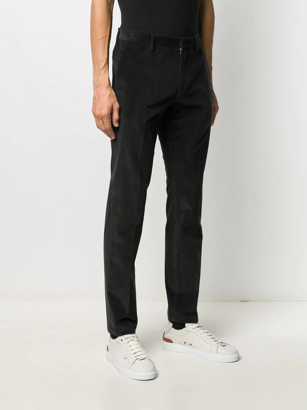 fitted corduroy trousers - 3