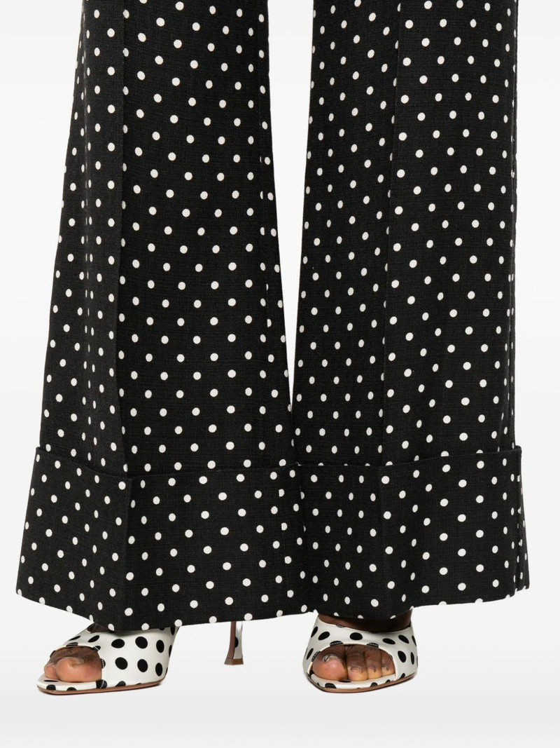 polka-dot cuffed trousers 5