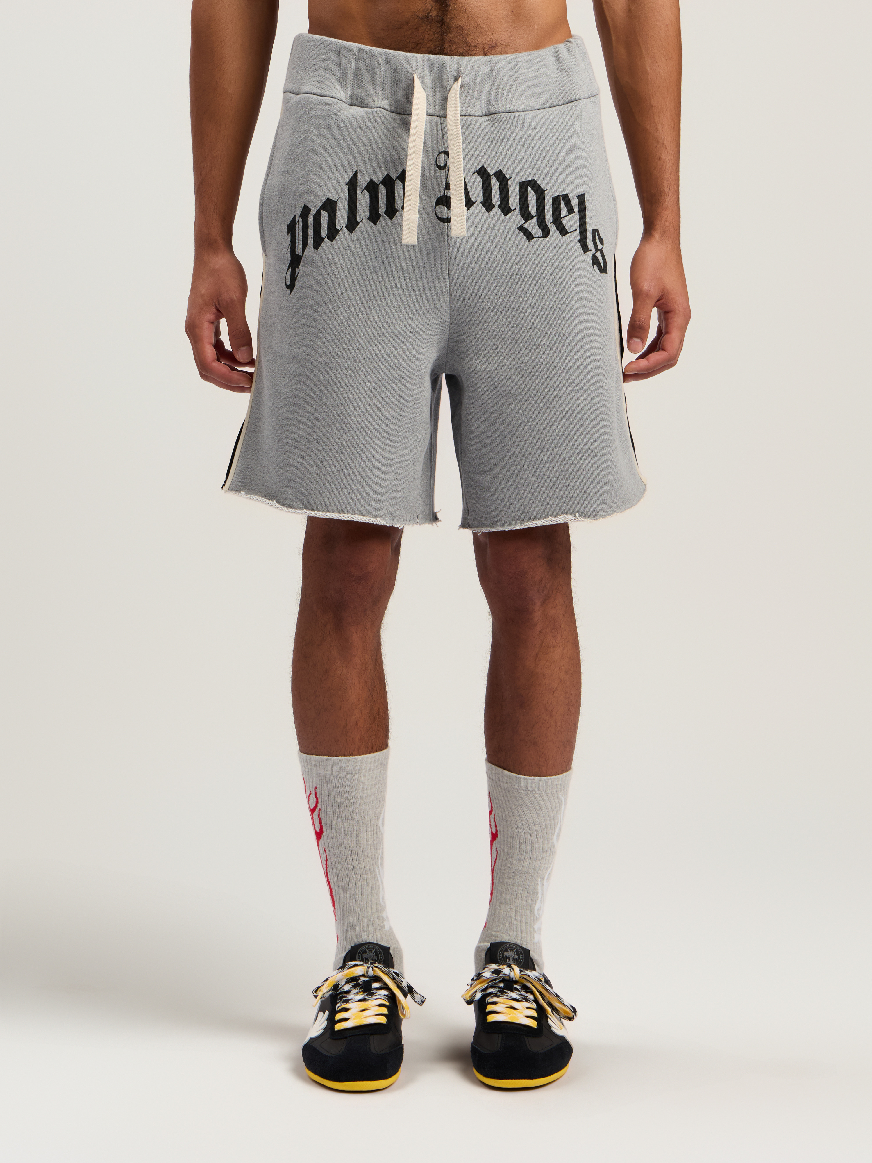 Curved Logo Track Sweatshort - 3