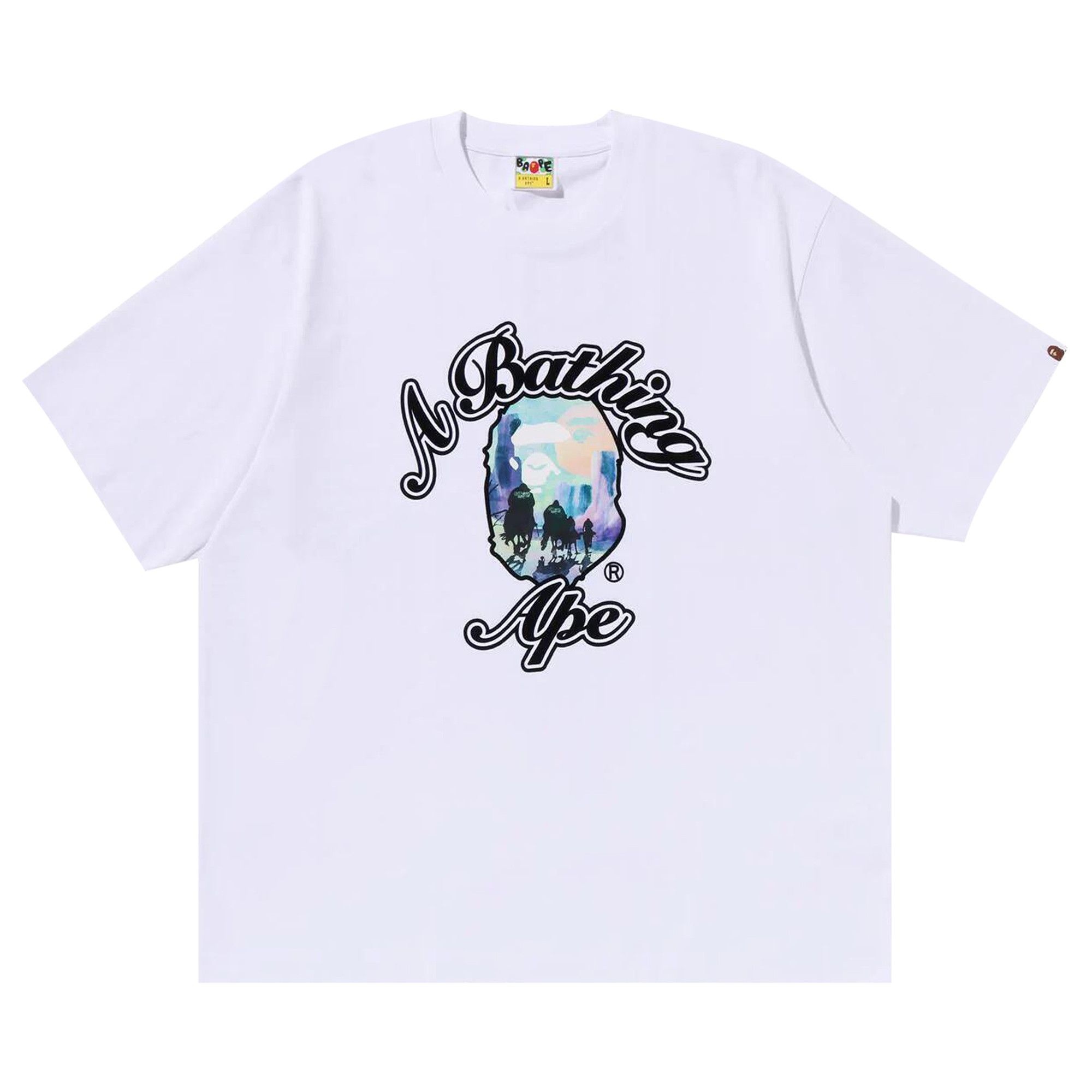 BAPE Forbidden Zone Ape Head Tee 'White' - 1