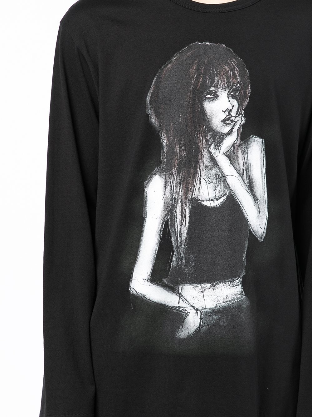 graphic-print long-sleeve T-shirt - 5