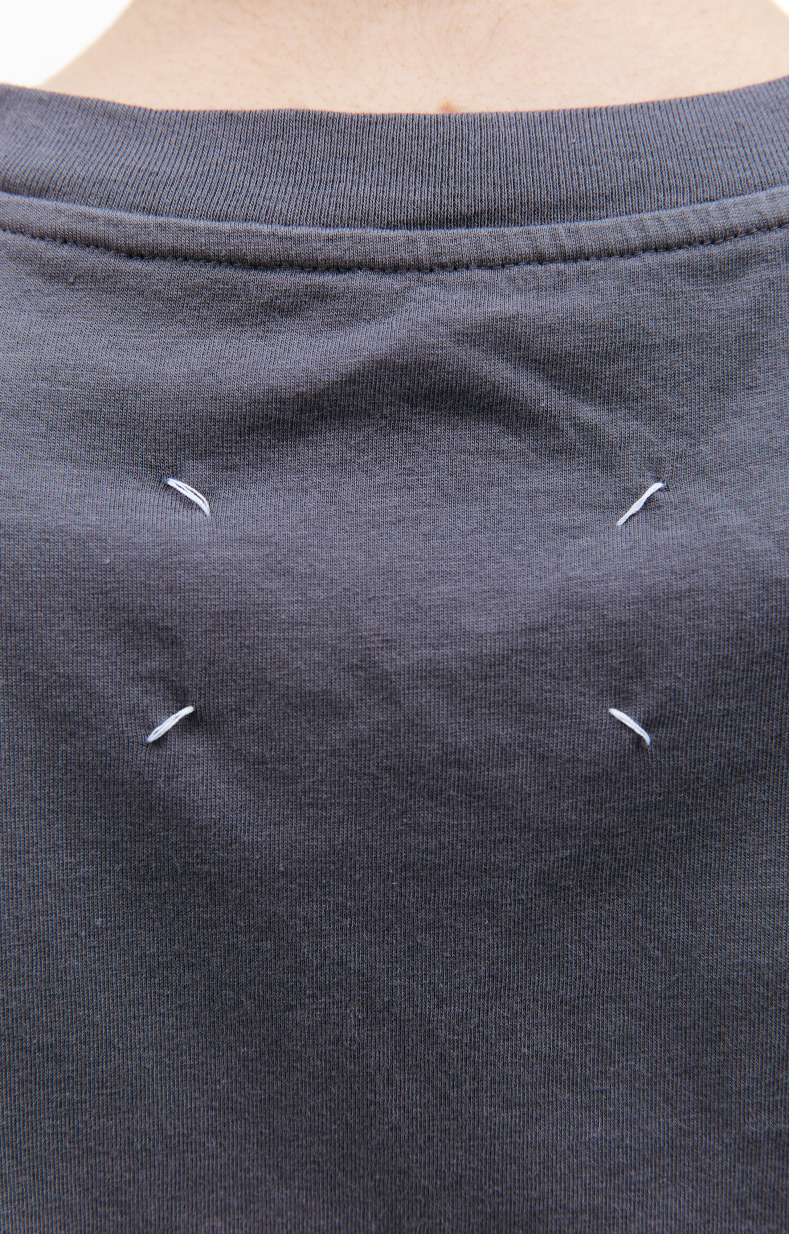 GREY COTTON T-SHIRT - 4