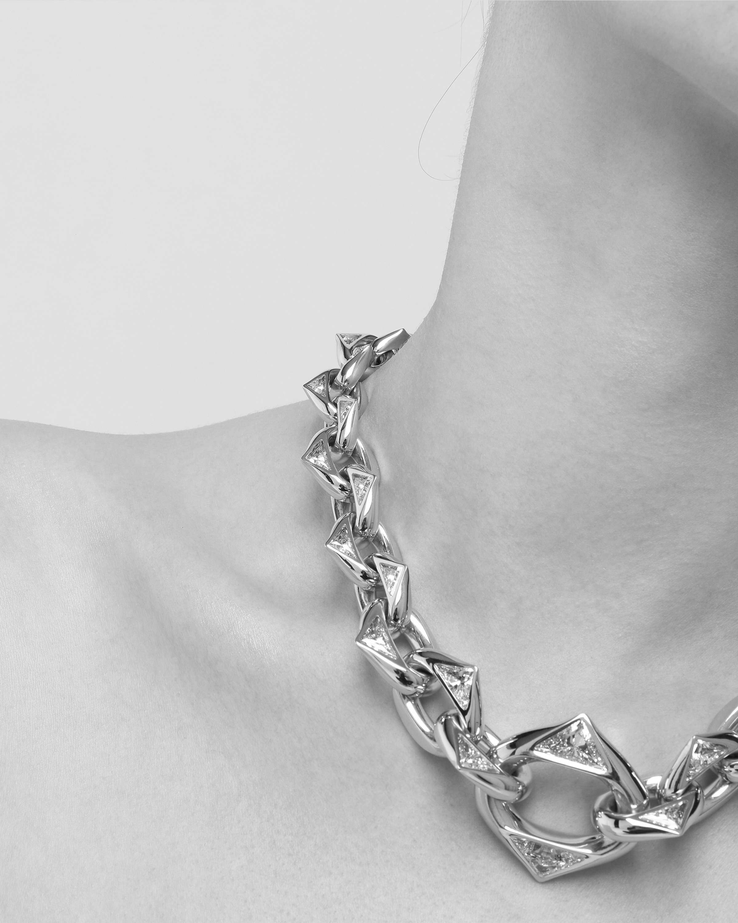 Eternal Gold chain necklace in yellow gold and laboratory-grown diamonds - 5