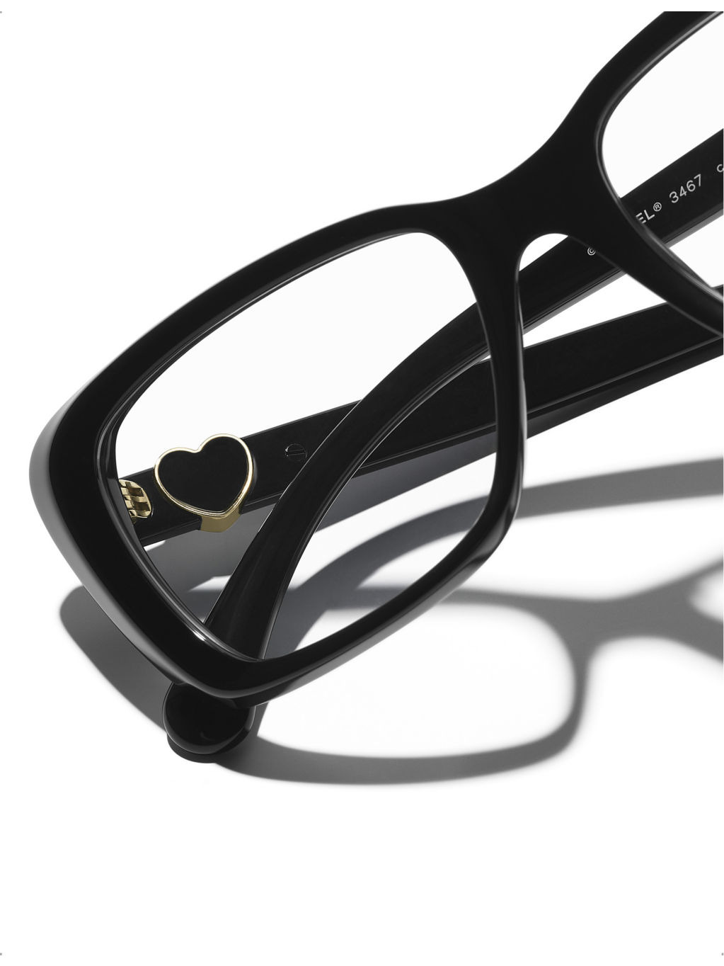 CH3467 rectangle-frame acetate glasses - 4
