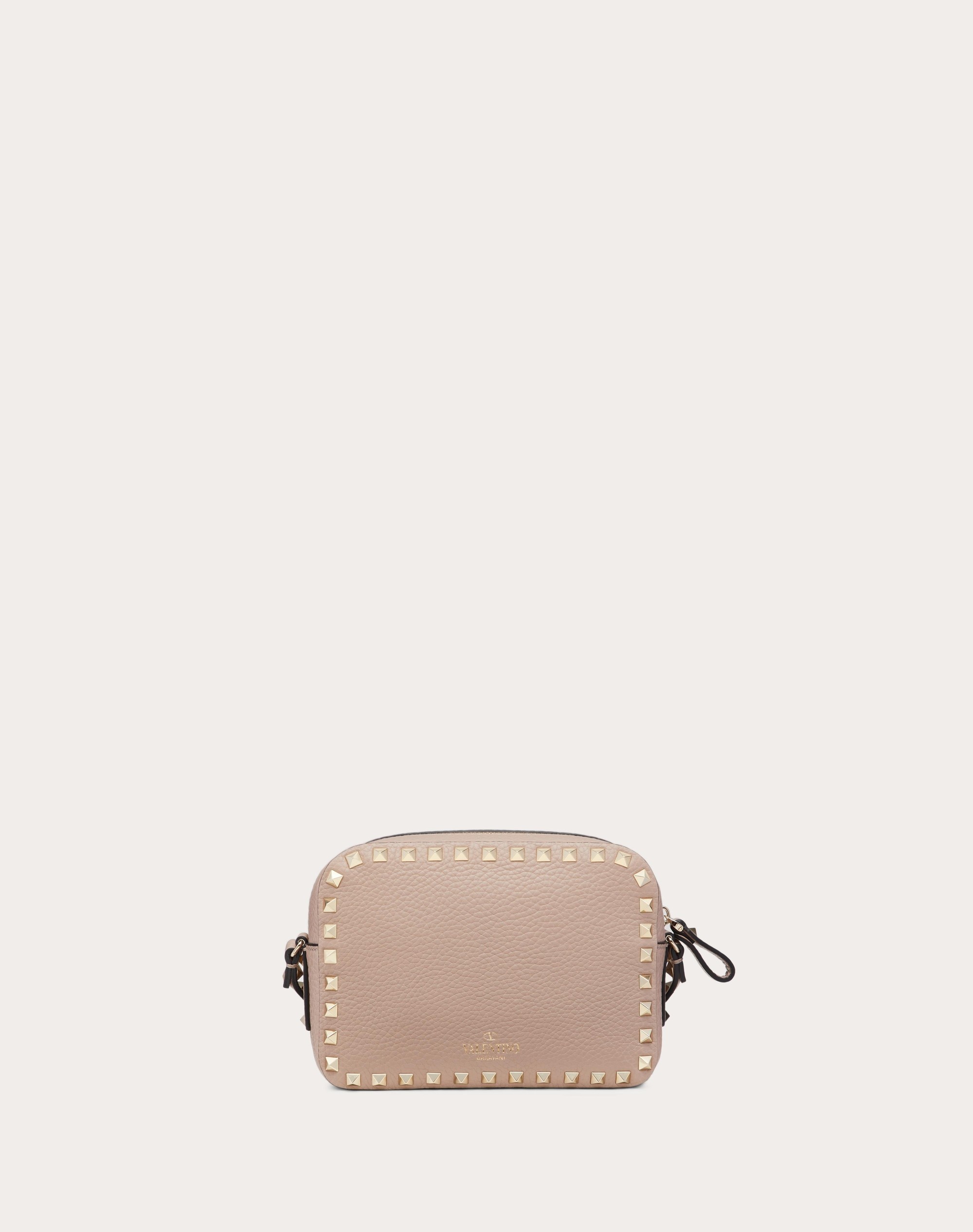 SMALL ROCKSTUD GRAINY LEATHER CROSSBODY BAG - 3