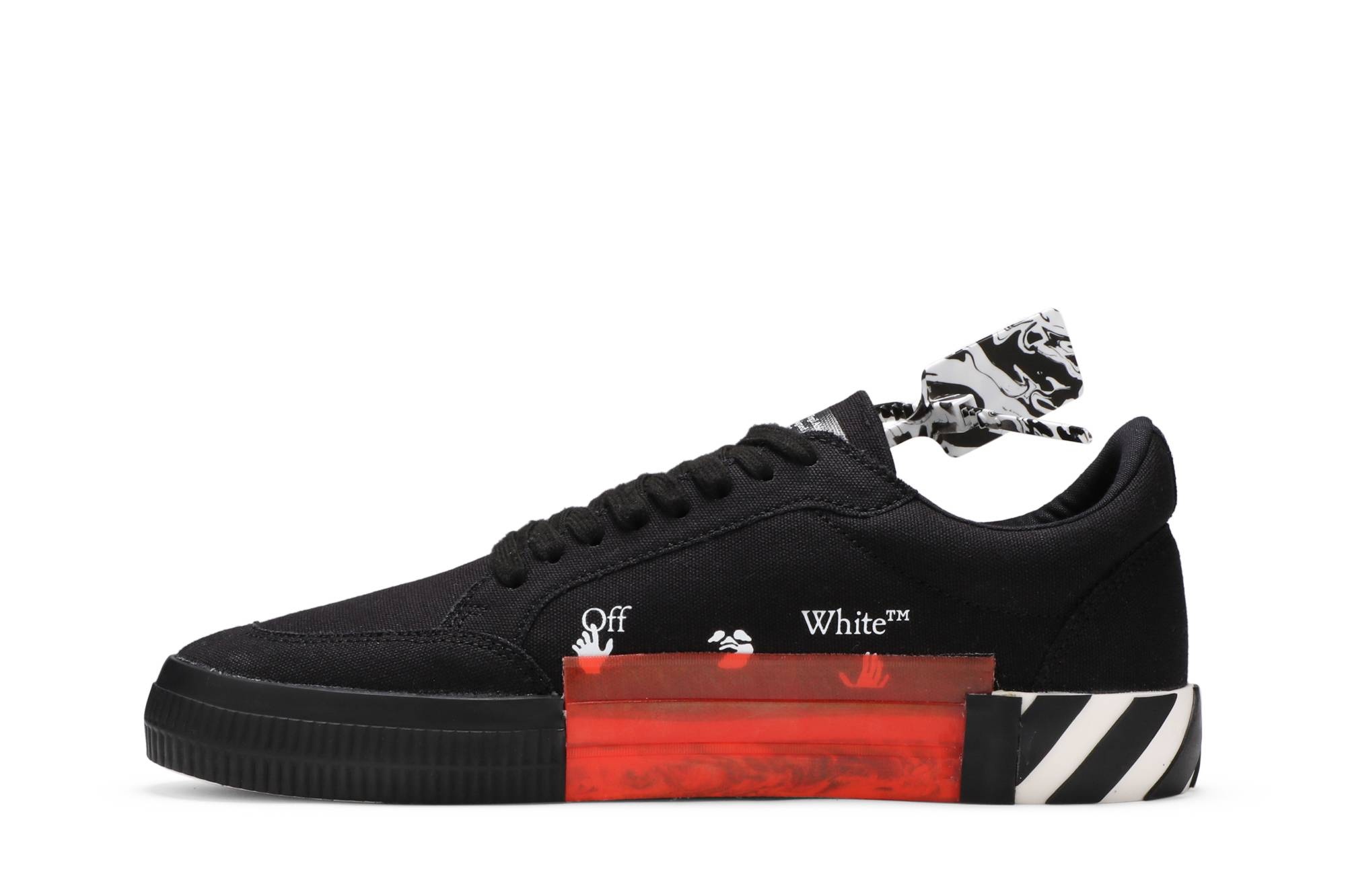 Off-White Vulc Sneaker Low 'Black White' - 3