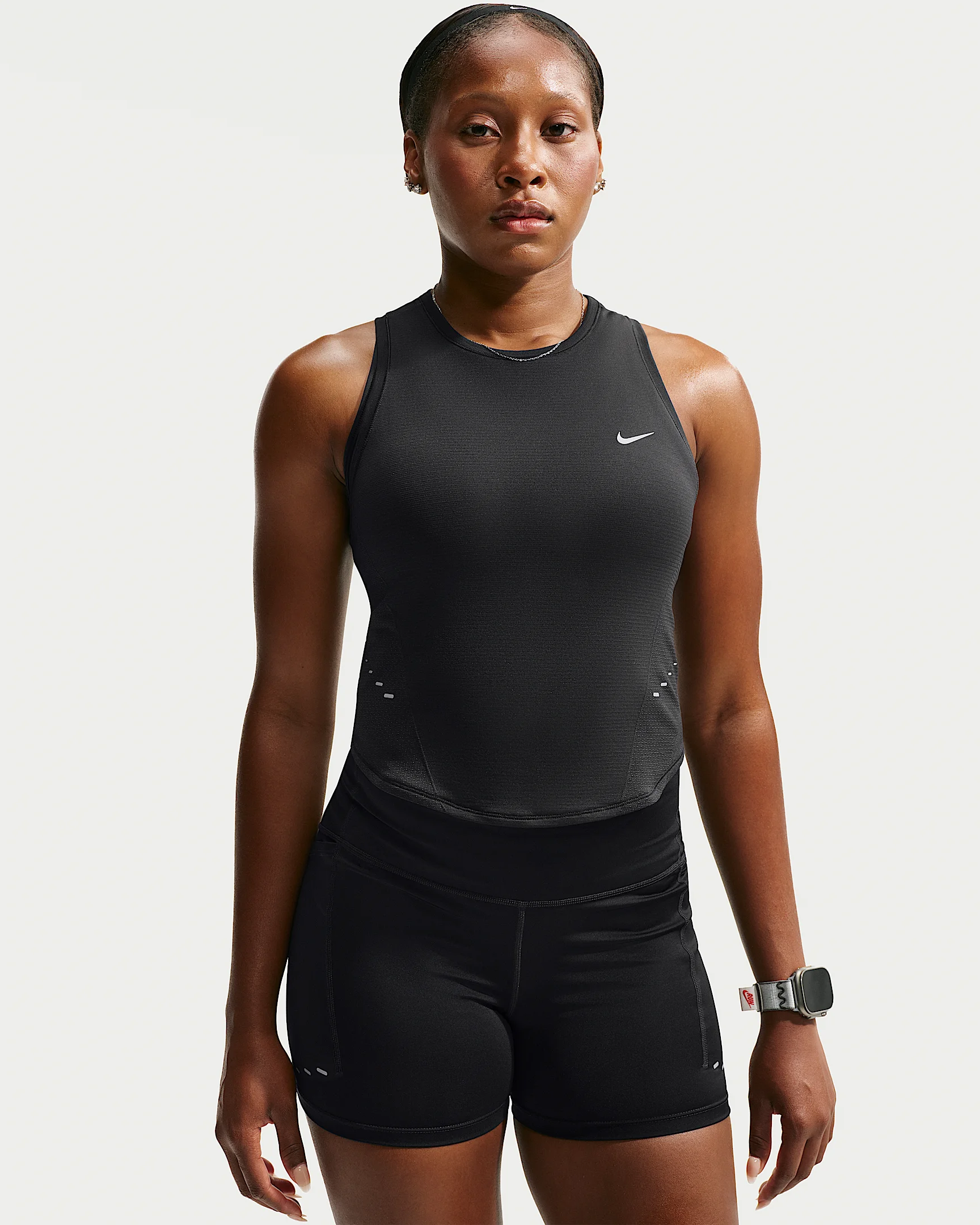 Nike Swift Women's Dri-FIT Seamless Cropped Running Tank Top - 1