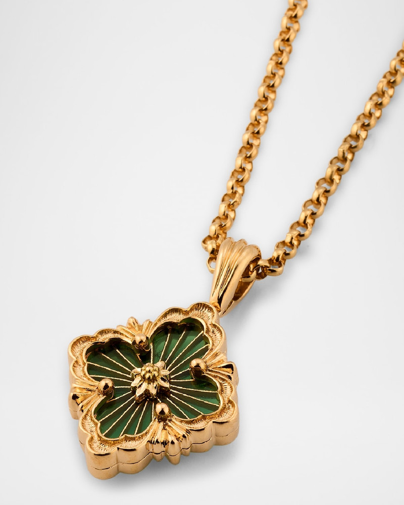 Buccellati 18K Yellow Gold Opera Tulle Green Pendant outlook