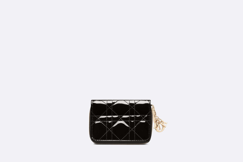 Small Lady Dior Voyageur Coin Purse 4