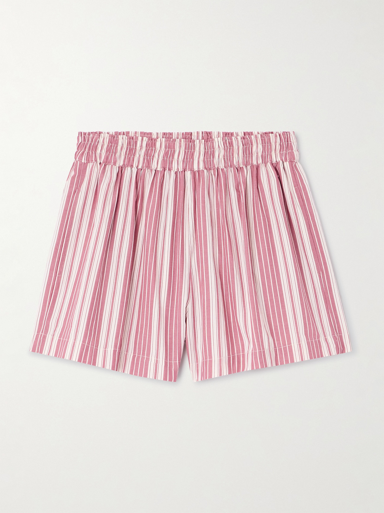 Elva Striped Cotton Shorts - 1