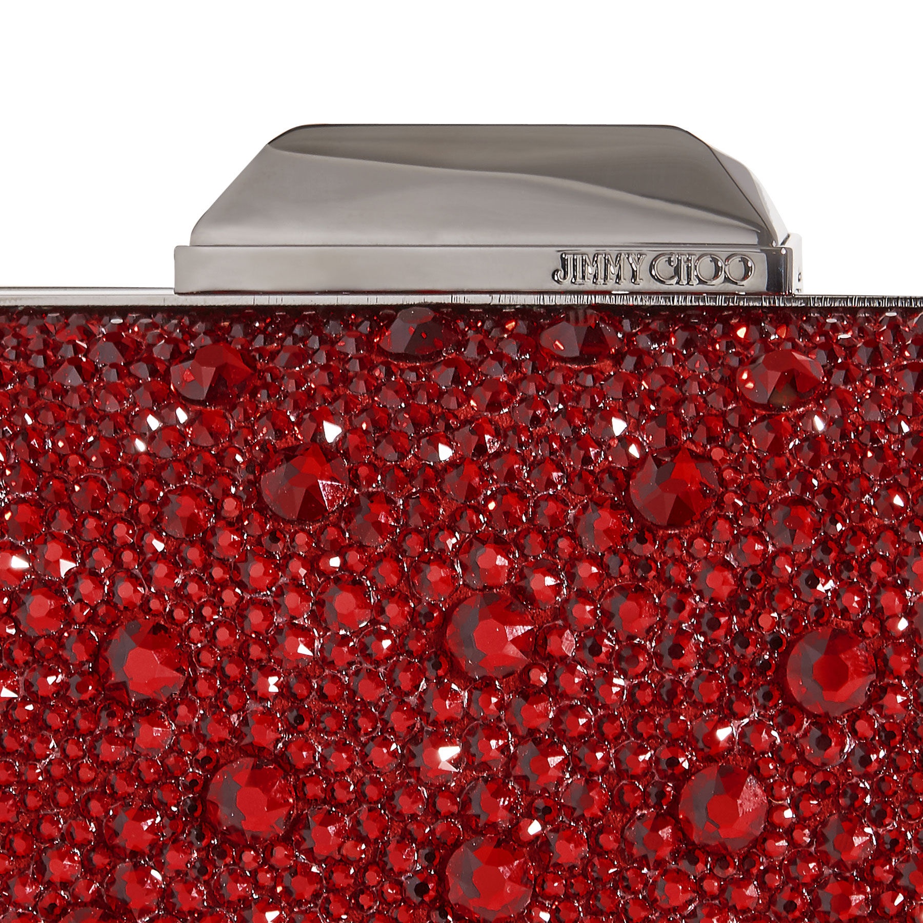 Cloud
Red Crystal Covered Clutch Bag - 4