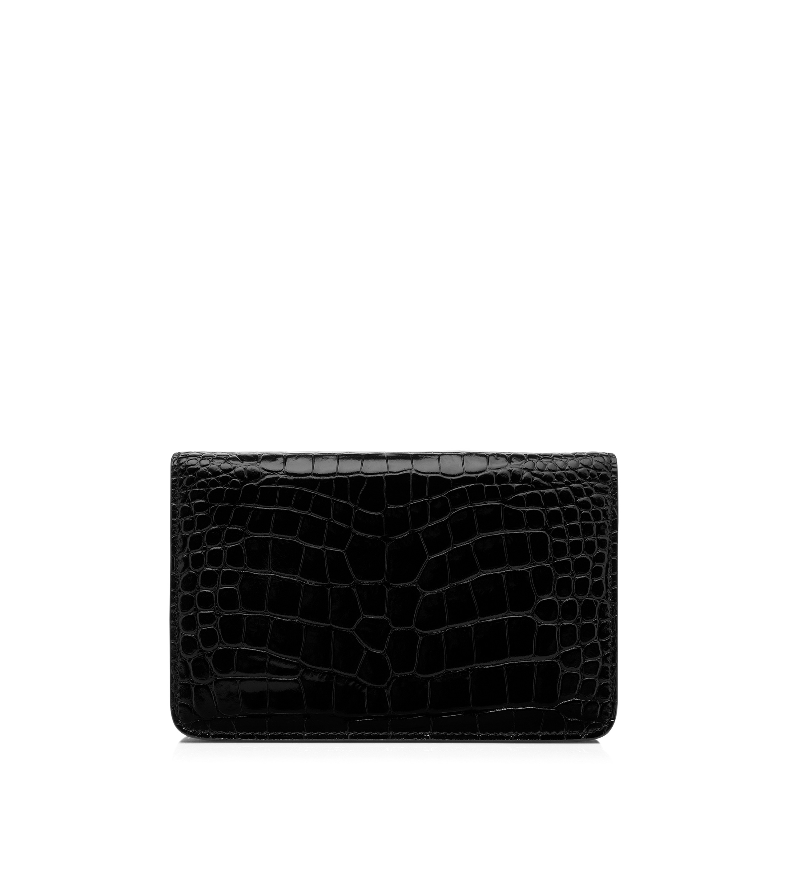 STAMPED CROCODILE LEATHER WHITNEY SMALL SHOULDER BAG - 3