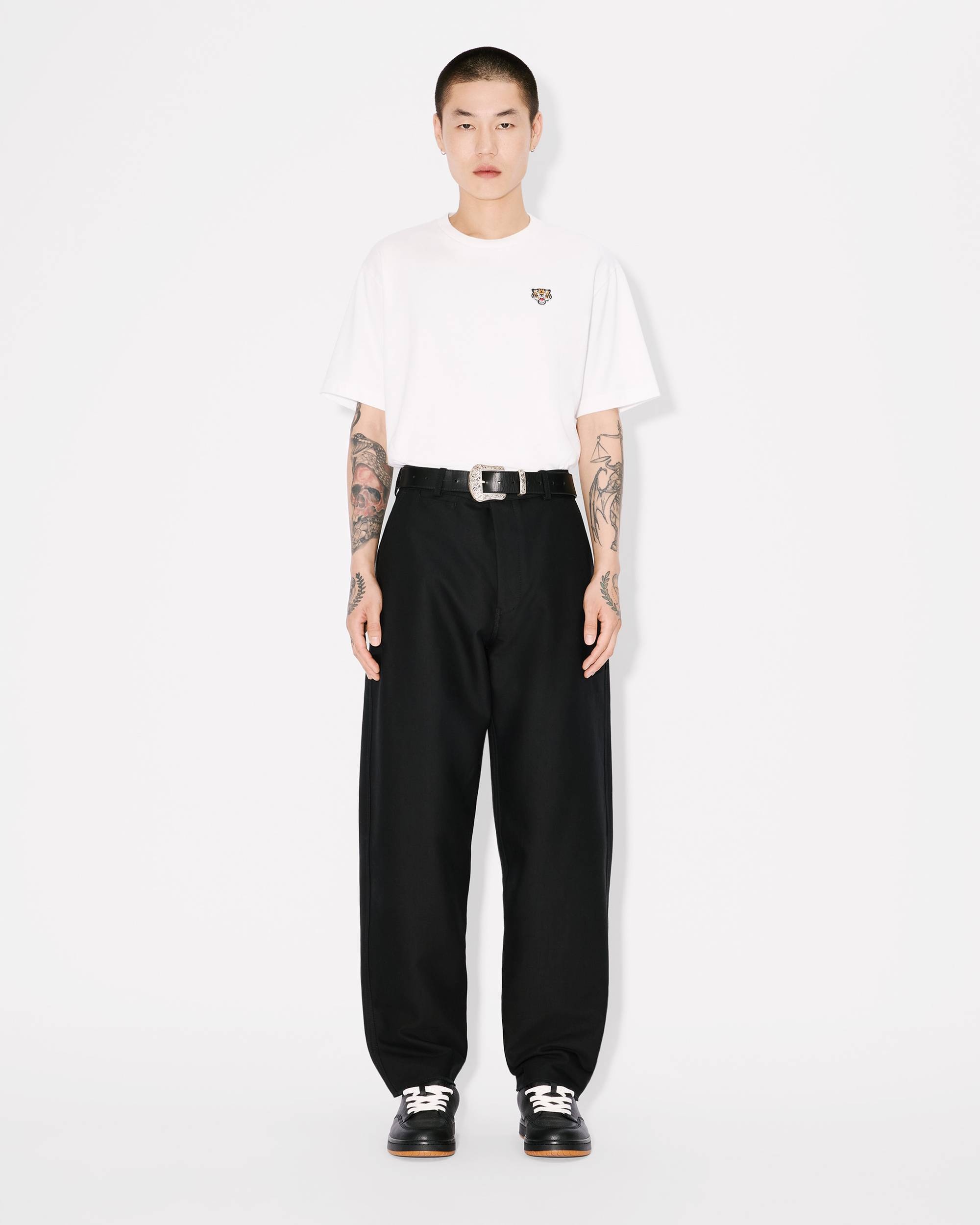'KENZO Happy Tiger' embroidered T-shirt in cotton - 5
