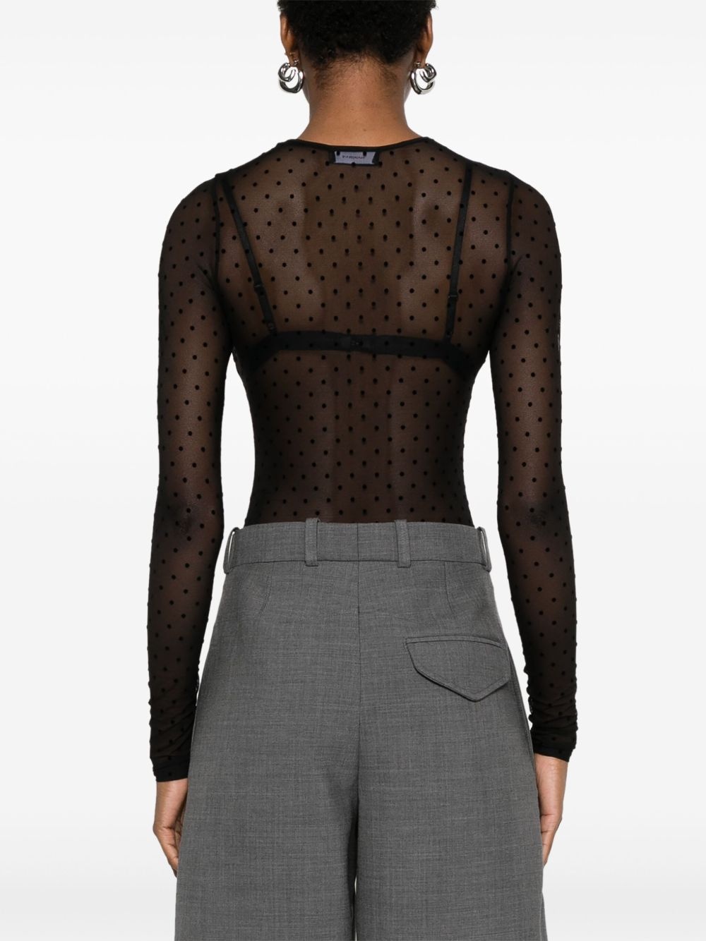 polka-dot bodysuit - 4
