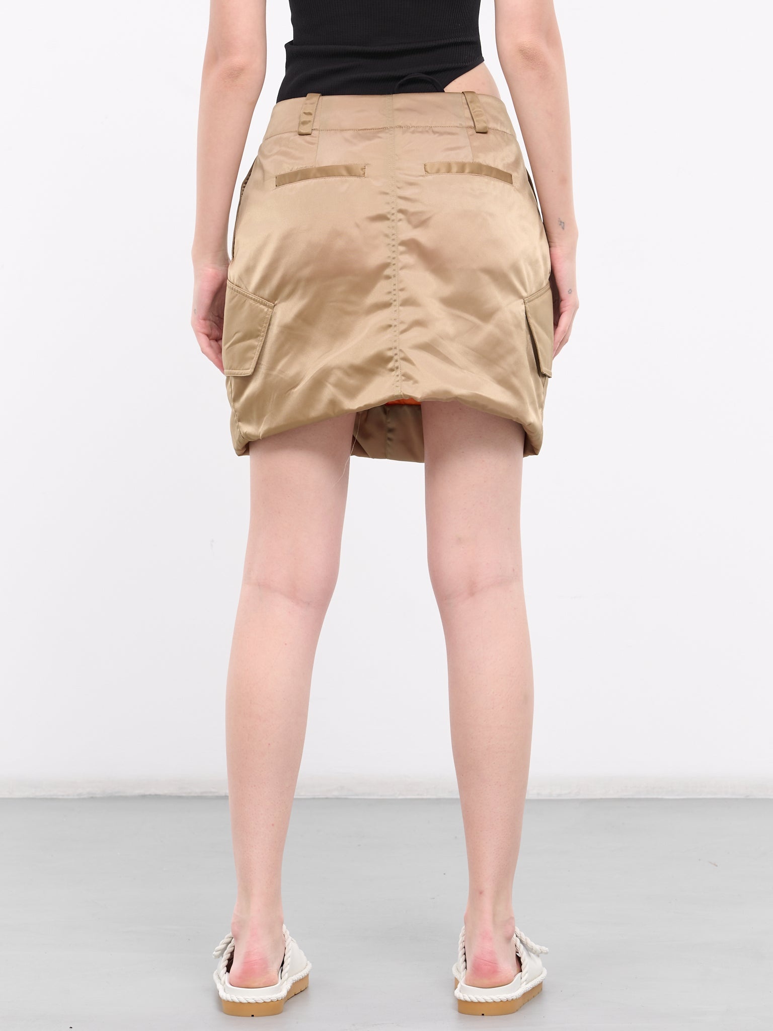 Padded Cargo Mini Skirt - 3