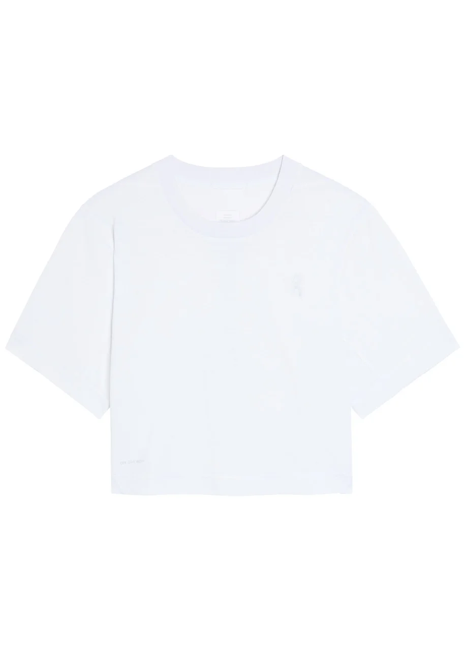 ON Train-t Crop Logo Jersey T-shirt - 1