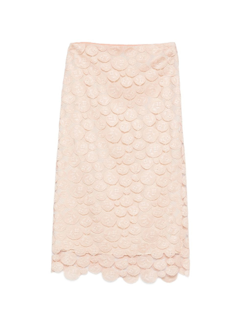 floral-patterned skirt 1
