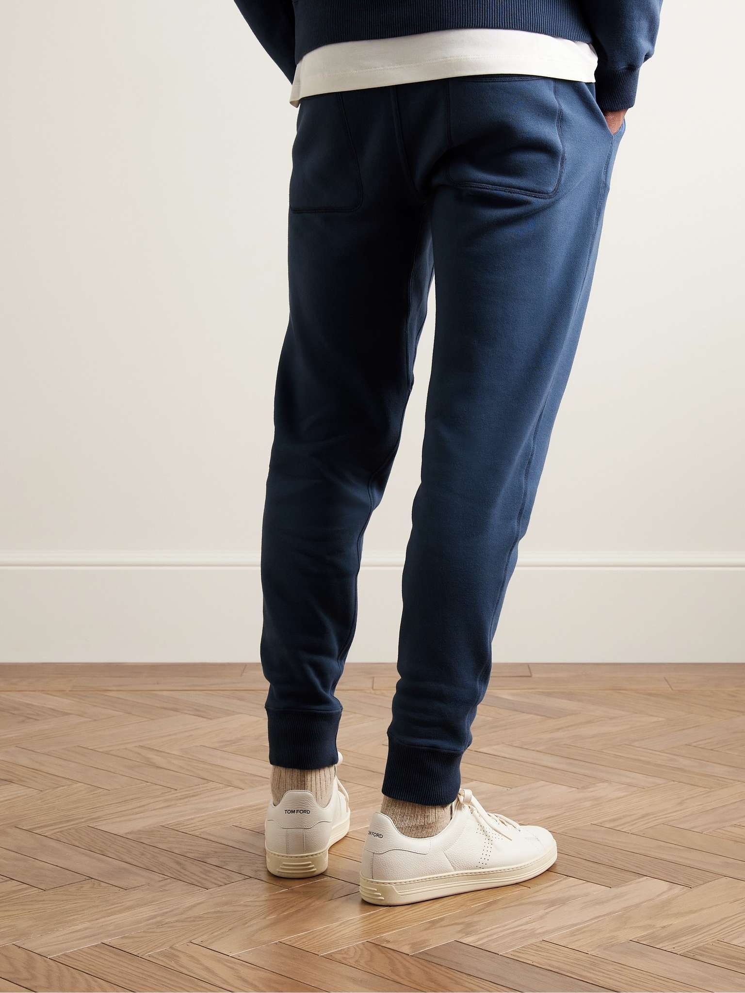 Tapered Garment-Dyed Cotton-Jersey Sweatpants - 3