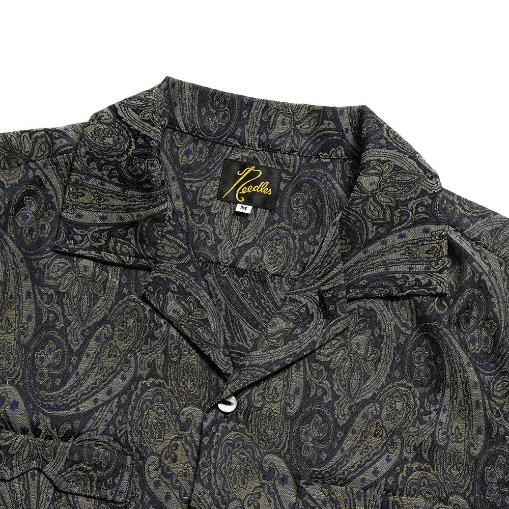 Rebuild by Needles | One-Up Shirt - PE/C Jacquard Cloth 'Paisley' - 3