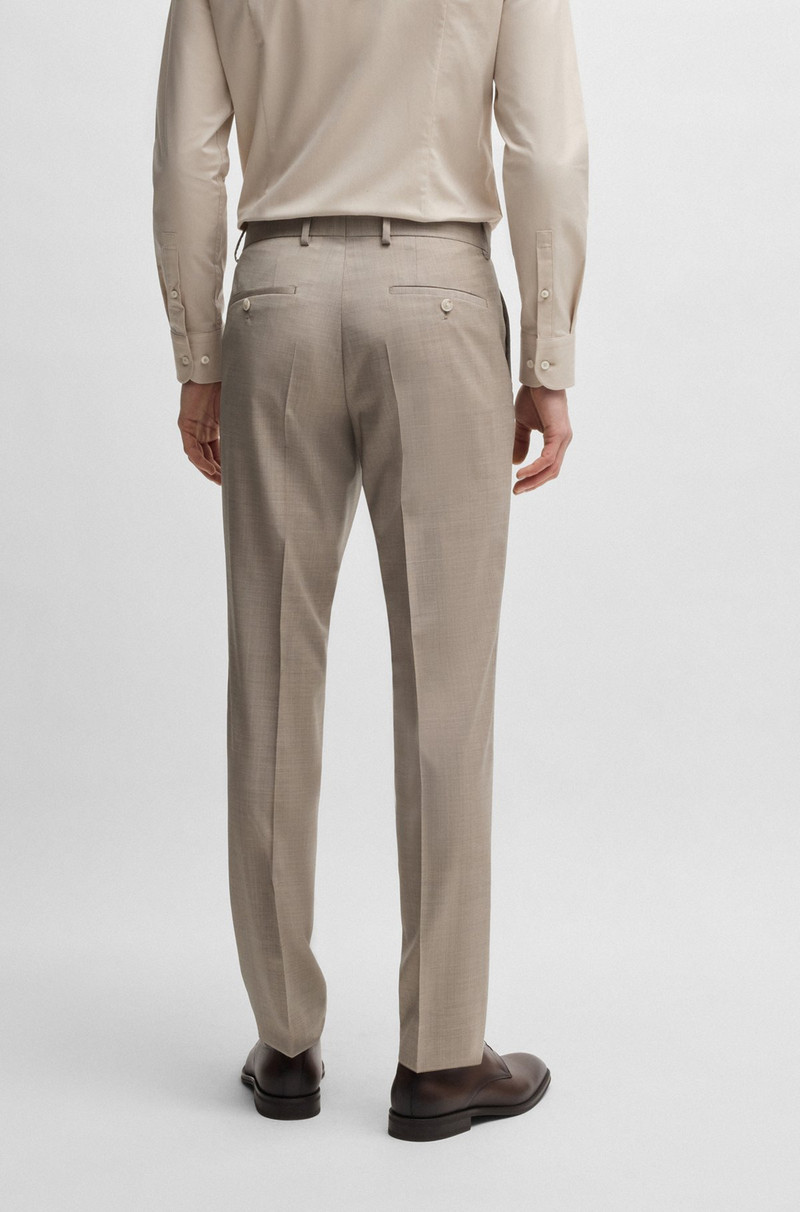 SLIM-FIT SUIT IN VIRGIN WOOL 7