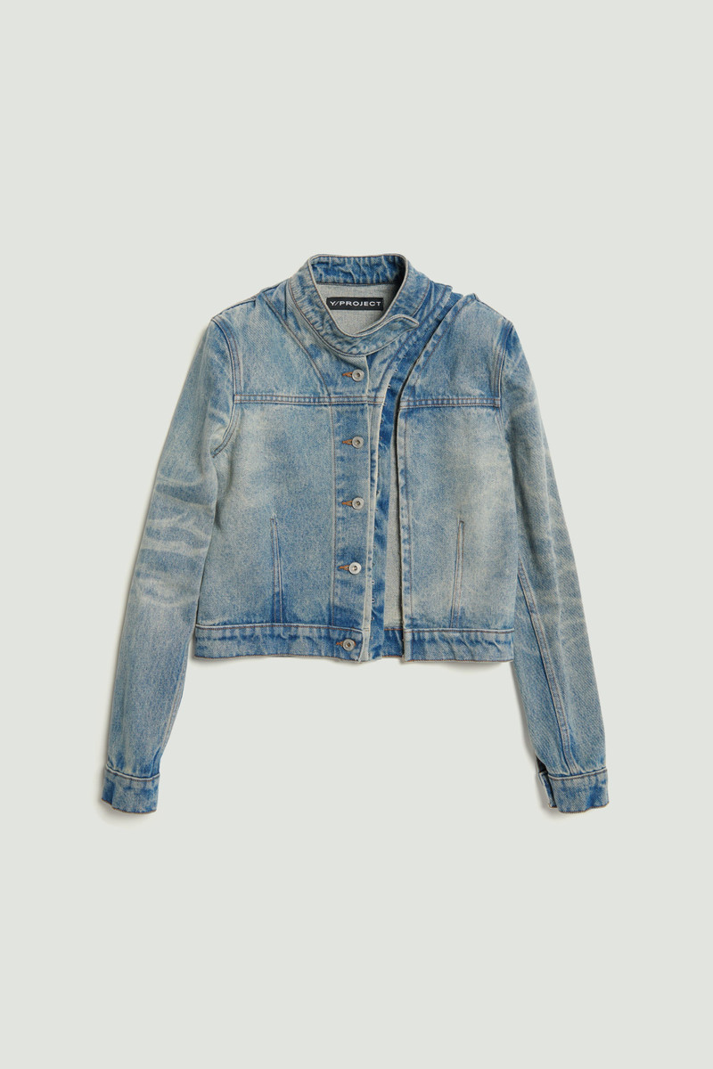 Hook and Eye Denim Moto Jacket 1