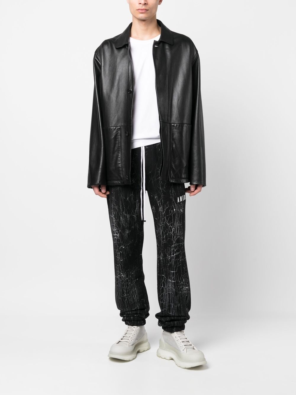 AMIRI Crushed Velvet Track Pants - Farfetch