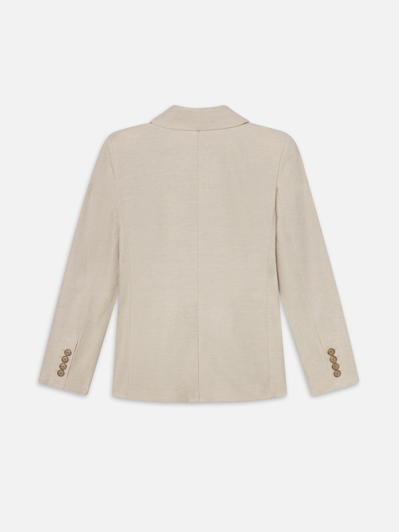 The Grandfather Blazer in Flax 3