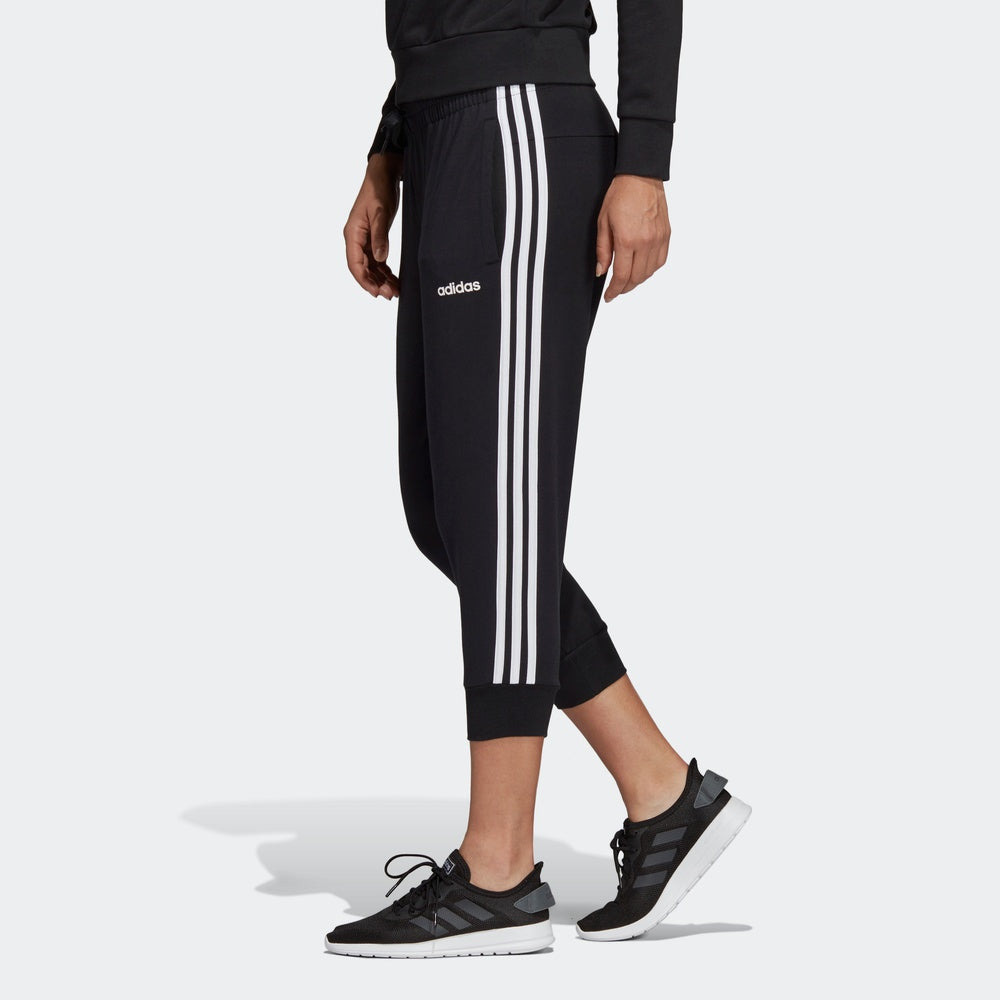 (WMNS) adidas Essentials Solid 3/4 Pants Asia Sizing 'Black' DP2396 - 5