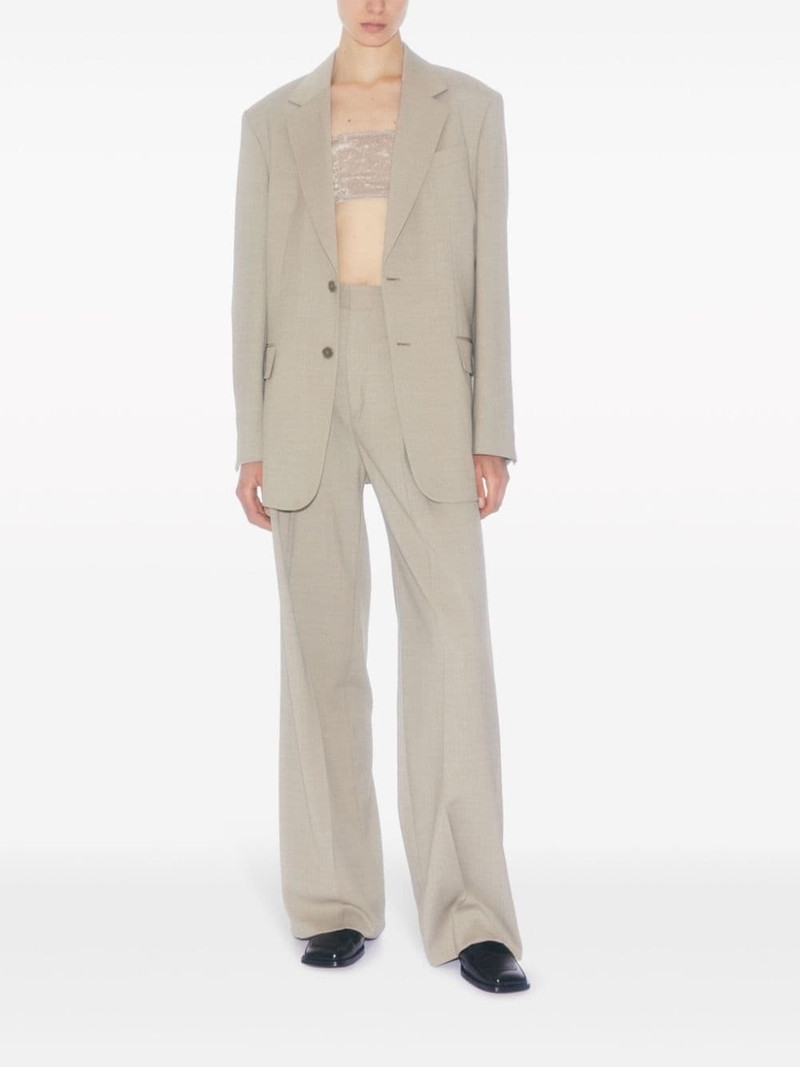 FILIPPA K single-breasted mÃ©lange blazer outlook