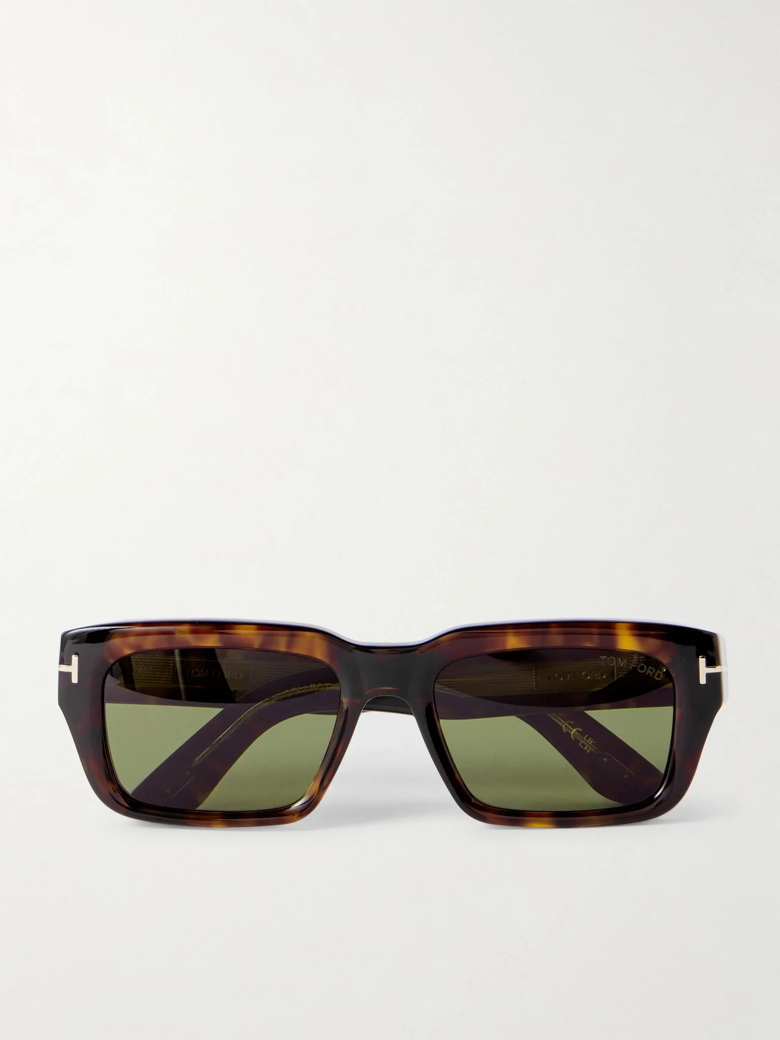 Icon Rectangular-Frame Tortoiseshell Acetate Sunglasses Tortoiseshell - 1