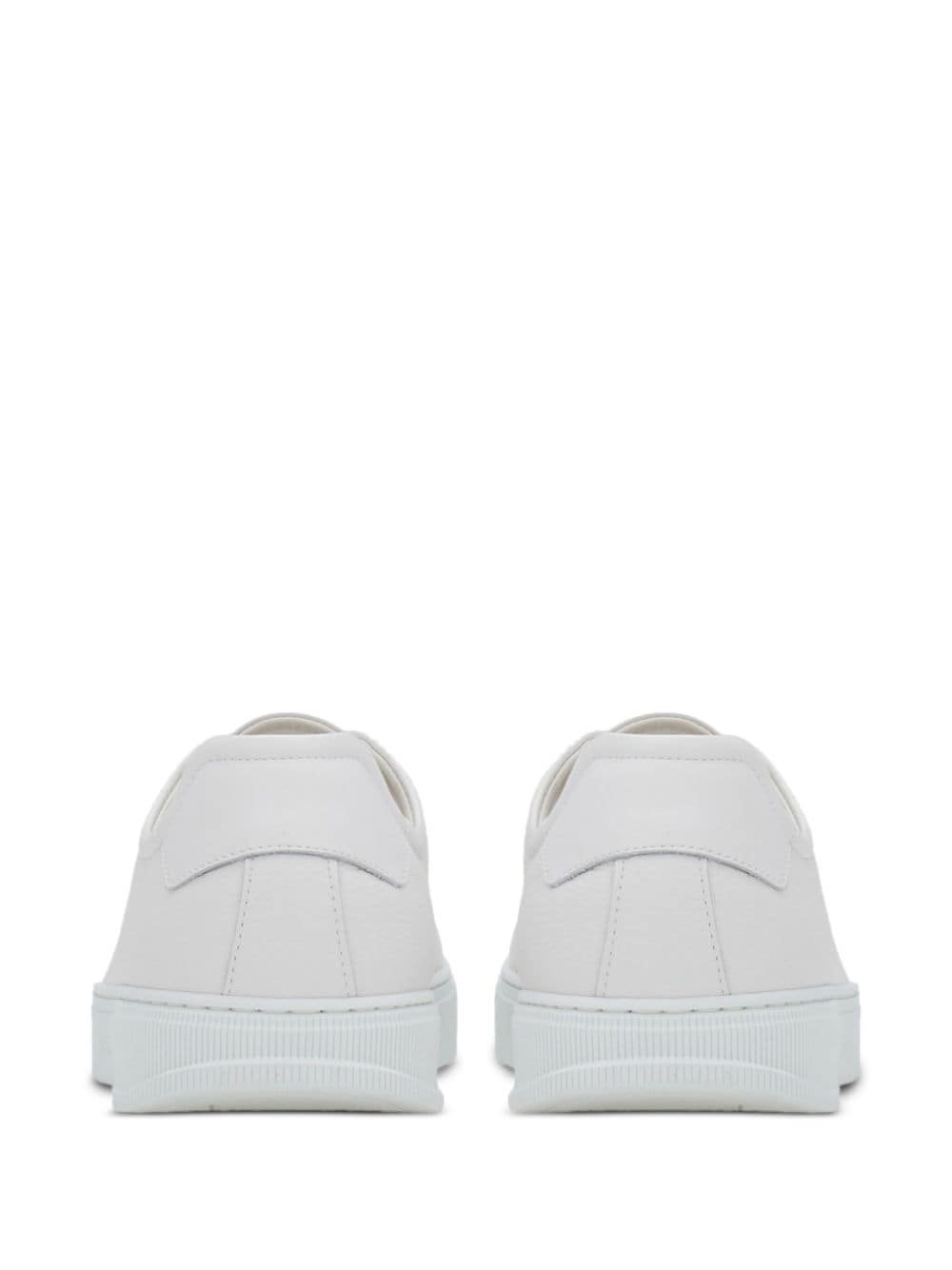 lace-up leather sneakers - 3